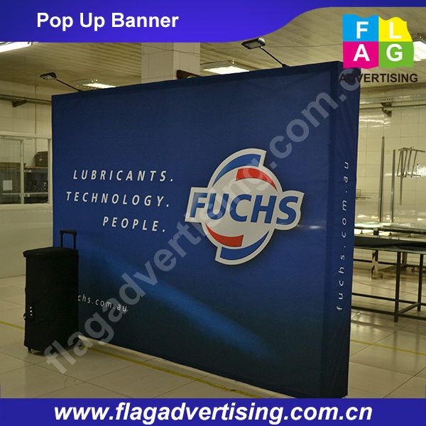Full color printing Fabric Velcro trade show advertising Pop Up wall Display