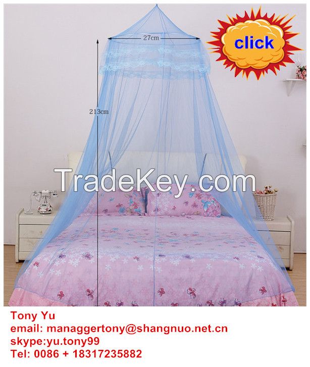 2015 Beautiful Circular Princess Bed Canopy Mosquito Net For Girl's Bed