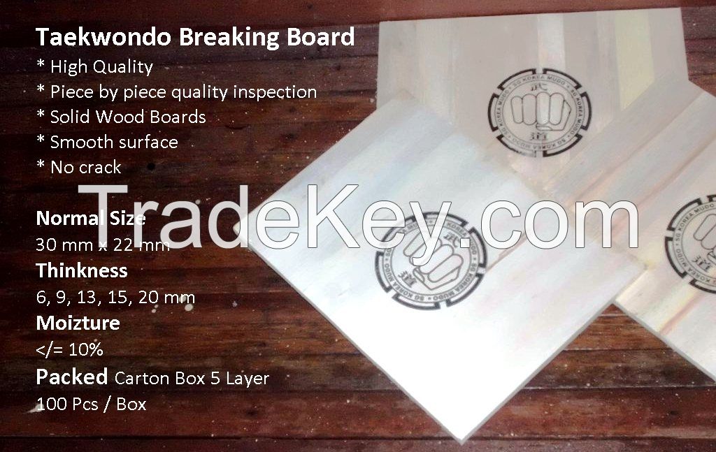 TAEKWONDO BREAKING BOARD | ALBASIA SOLID BOARD