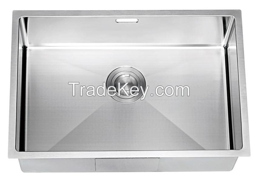 Single Basin Undermount 18-Gauge Stainless Steel Kitchen Sink