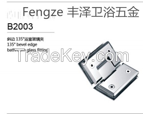 Fengze 304SS high quality Bathroom Glass FittingB2003