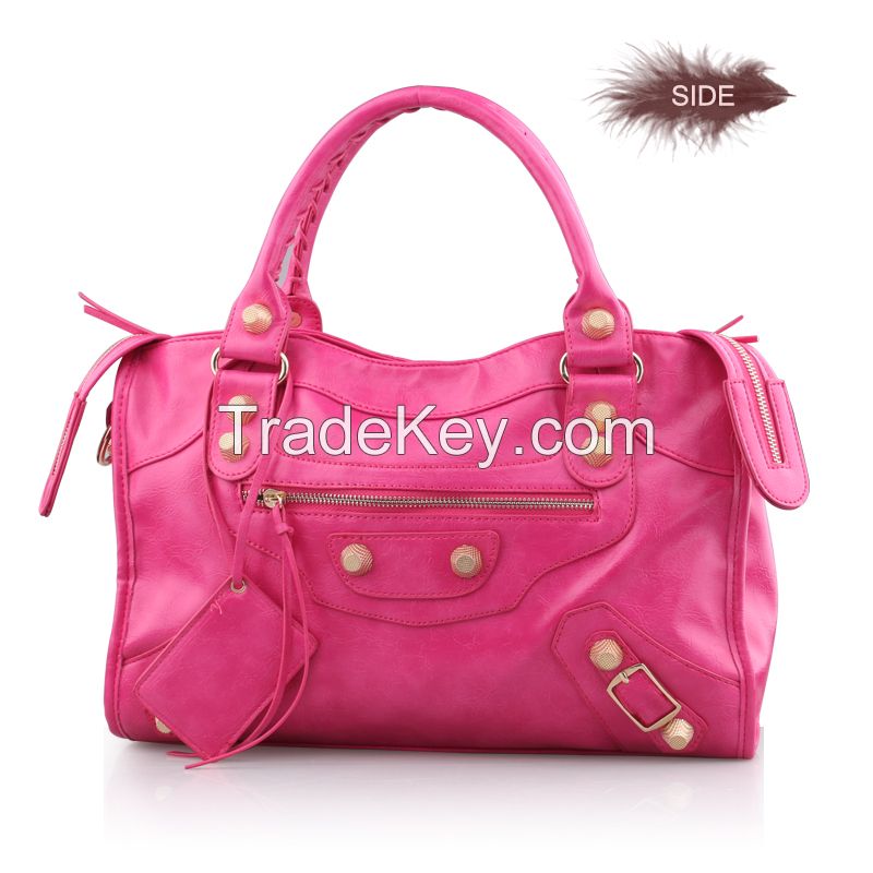 new fashion genuine leather handbags leather bags women leather satche