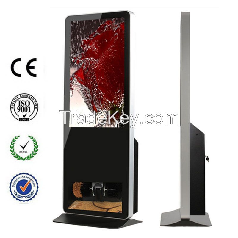 42 Inch Android Touch Player With Shoe Polisher