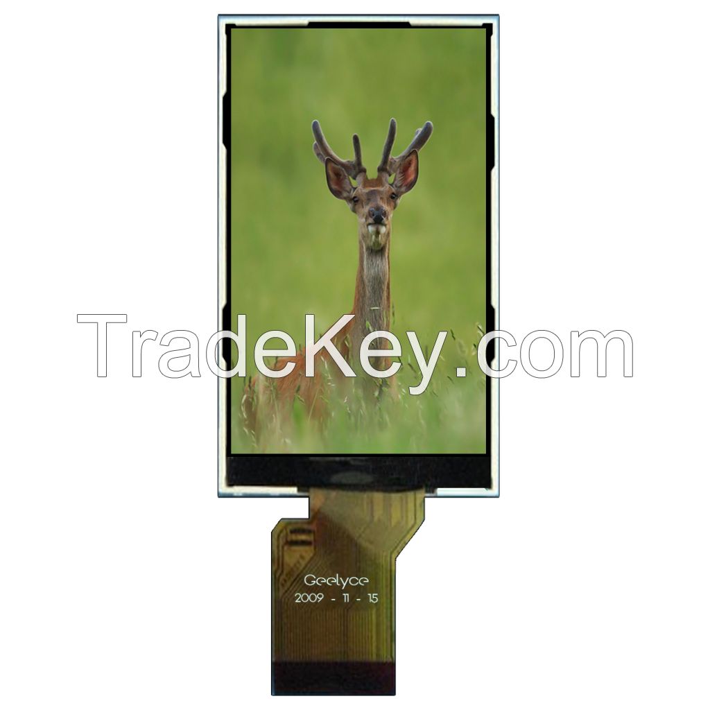 2.7-inch TFT LCD Panel, 320 RGB x 240P Resolution, 8-bit RGB Interface and LED Backlight   Key Specifications/Special Features  Key specifications: Screen size: 2.7 inches (diagonal) Resolution (W x H): 320 x RGB x 240 pixels Display mode: normally white,