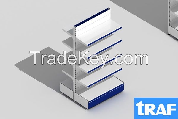 Gondola Unit Market Shelf TRAF Shelf Systems