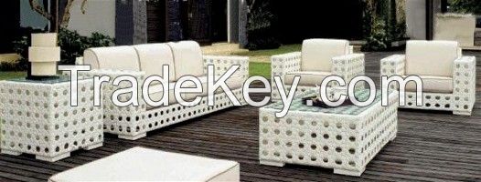 Synthetic Rattan Living Set