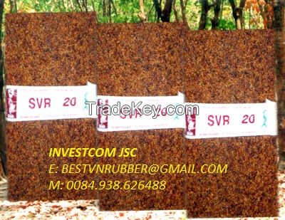 Natural rubber SVR 10, SVR 20