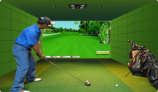 Virtual golf simulator