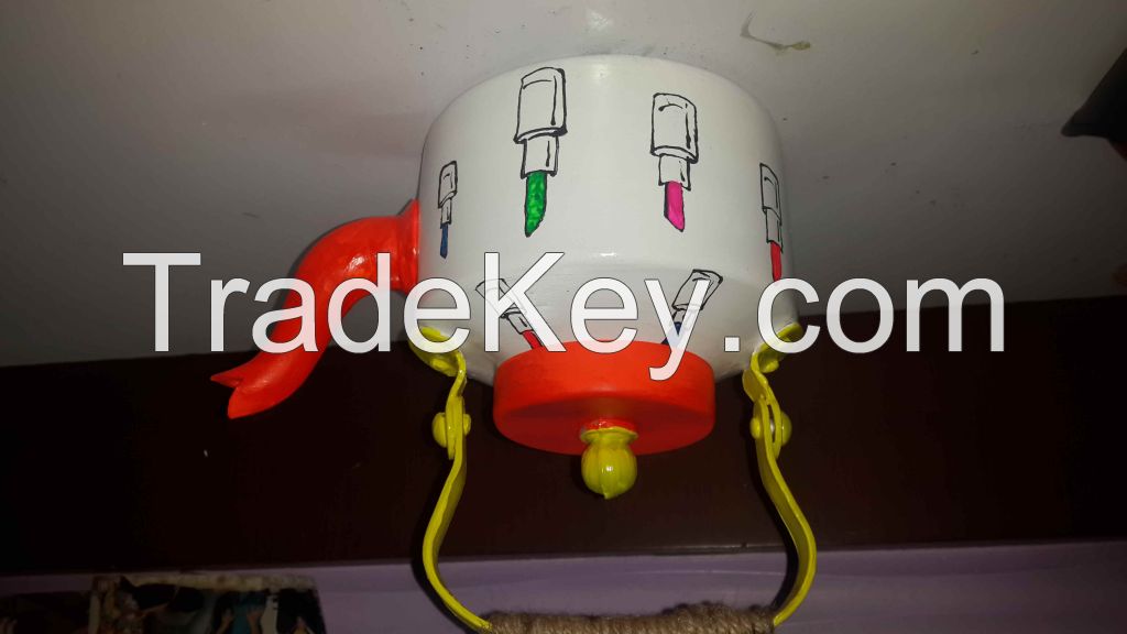 painted and decorated kettles