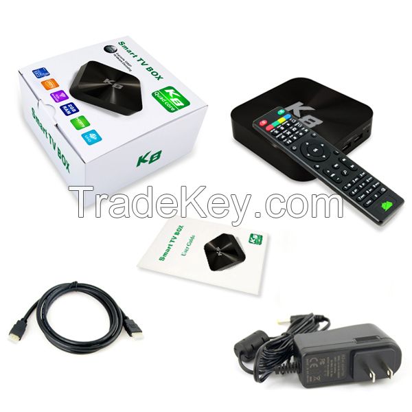 XBMC Quad core Android4.4 Tv box with AmlogicS802ï¼ŒSupport full HD1080P and dual band WiFi