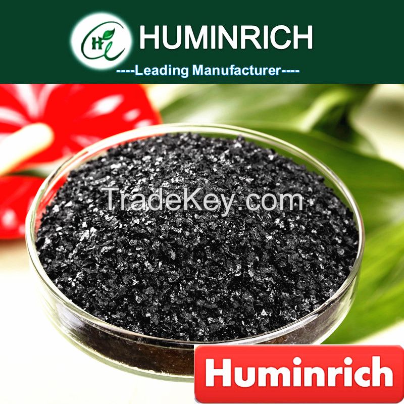 SH9005-10 Super Potassium Humate Shiny Flakes 