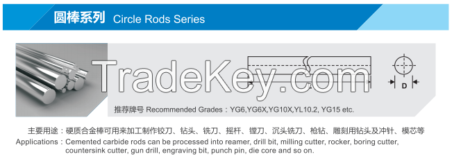 China Manufactor for tungsten carbide bars