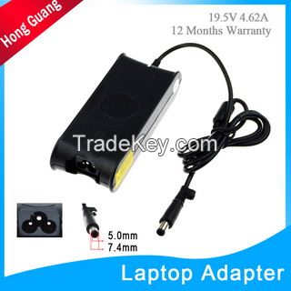 laptop power adapter 19.5v 4.62a replacement for dell