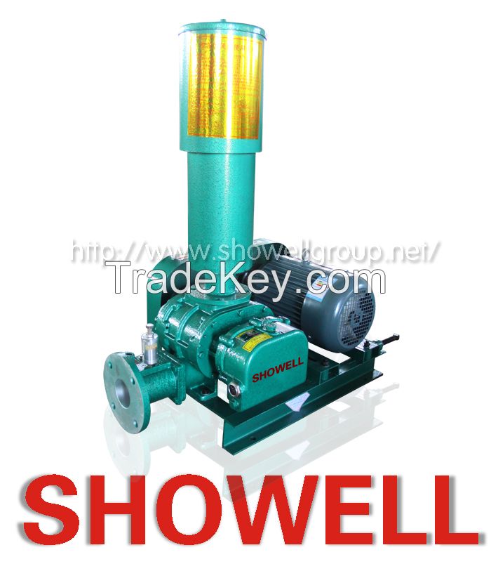 Showell three lobes roots type blower