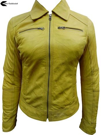 Parrot Smart Women Leather Jacket