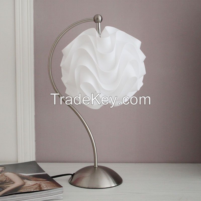 pp plastic shade table lamp decorative lamp DIY creative modern lamp