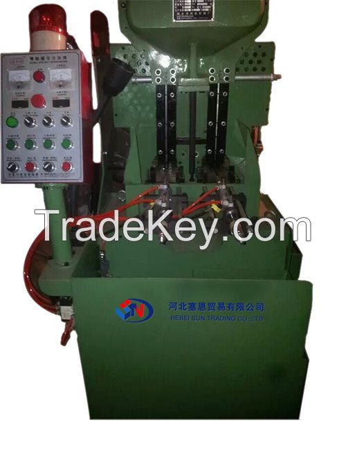 The pneumatic 2 spindle flange & hex nut tapping machine 2015 hot sale