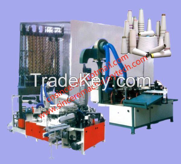 Automatic paper cone machine for textile industry