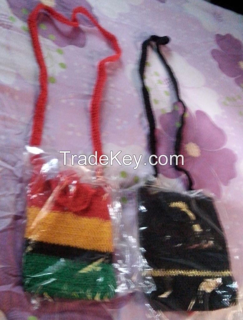 Jamaica themed handbags: clutch bags/shoulder bags