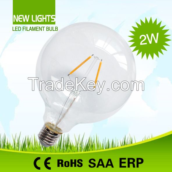 4W E27 G125 LED Filament Bulb With CE Approved