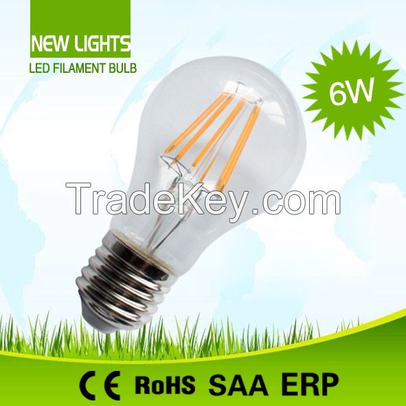 2W E27 A60 LED Filament Bulb 110LM/W