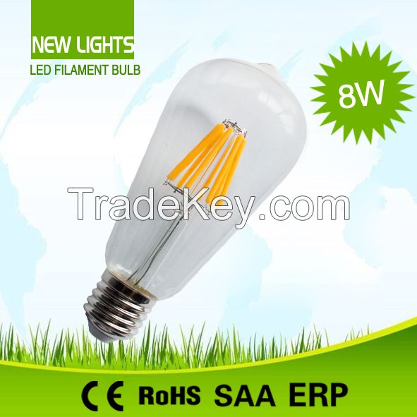 Most Popular 2W E27 ST64 LED Filament Bulb