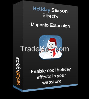 Magento Holiday Season Effects Extension - store.velanapps.com