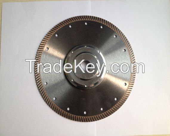 Turbo wave diamond saw blade for granite