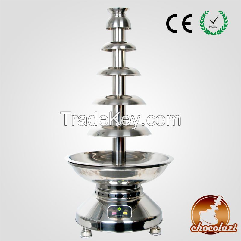 6 tiers 304# Stainless steel Commercial Chocolate Fountain