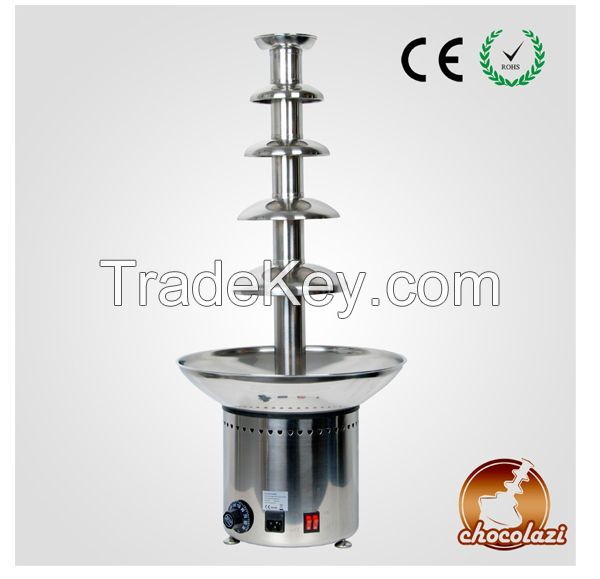 5 tiers #304 stainless steel Commercial chocolate fountain