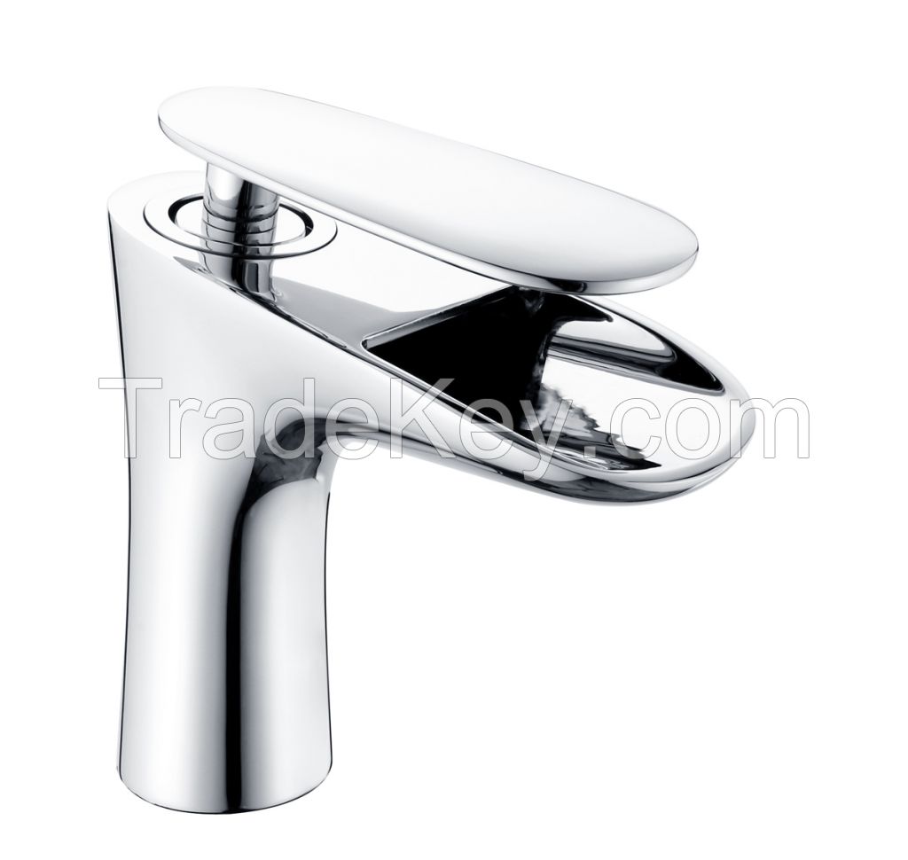 Lead and copper free basin faucet