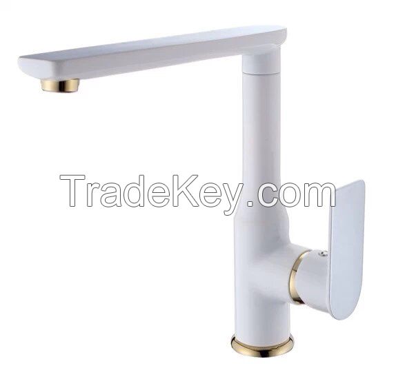 Lead and copper free kitchen faucet