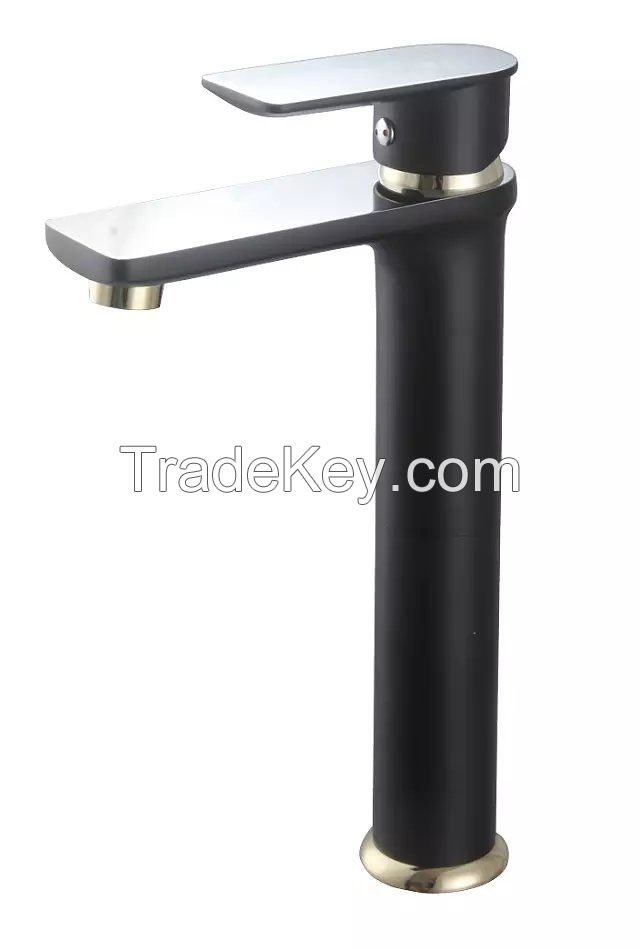 Lead and copper free basin faucet