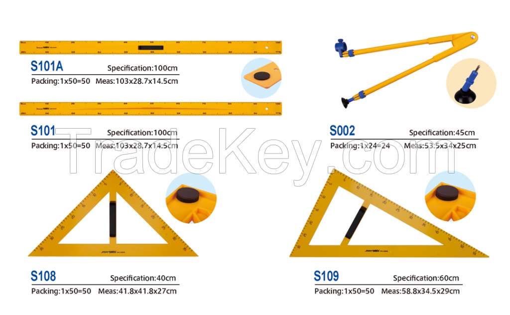 Ruler for teaching and painting