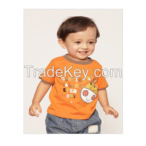 Comfortable 100% Combed Cotton Baby T-shirts Wholesale  3170205