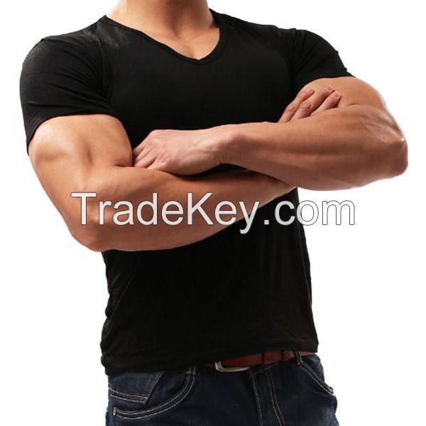 95 Cotton 5 Spandex Muscle Mens Tight Fit Hot T Shirt  3170207