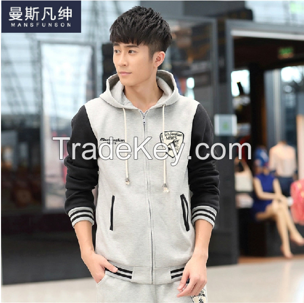 Hoodie and round neck hoodie C1502