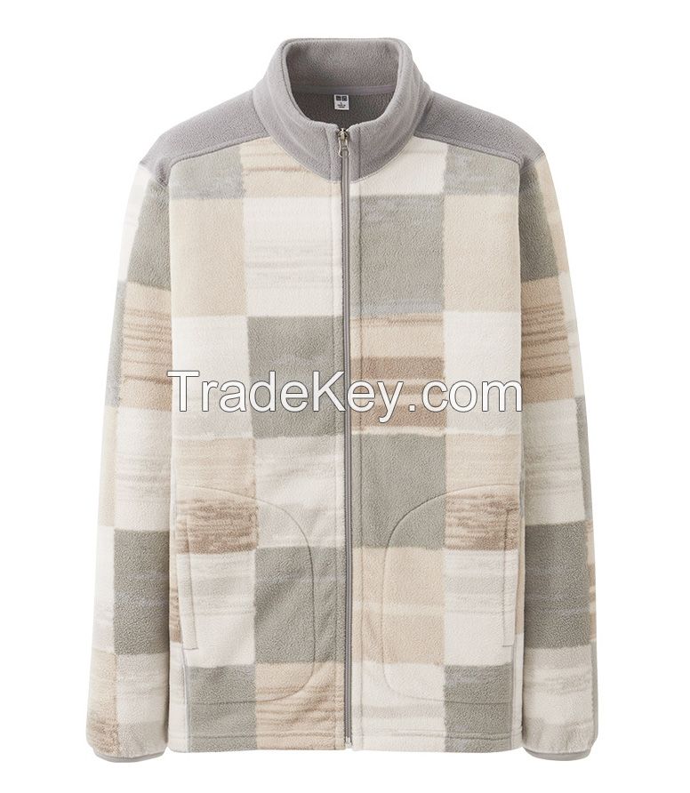 Men's split polar fleece jacket ye15001