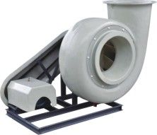 Glass fiber-reinforced plastic anti-corrosion squirrel cage blower