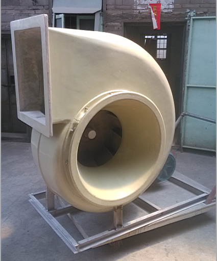 Glass fiber-reinforced plastic centrifugal fan