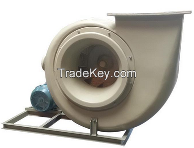 Glass fiber-reinforced plastic centrifugal fan