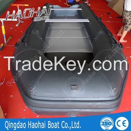 18.1ft 550 aluminum floor foldable inflatable boats with CE