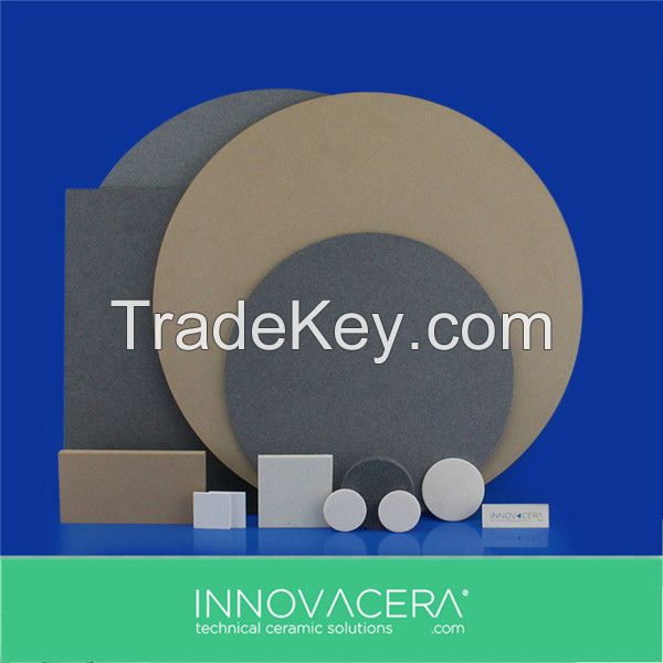 Good Wearing and Erosion Resistance Porous Ceramic Filter Brick For Water Treatment / INNOVACERA