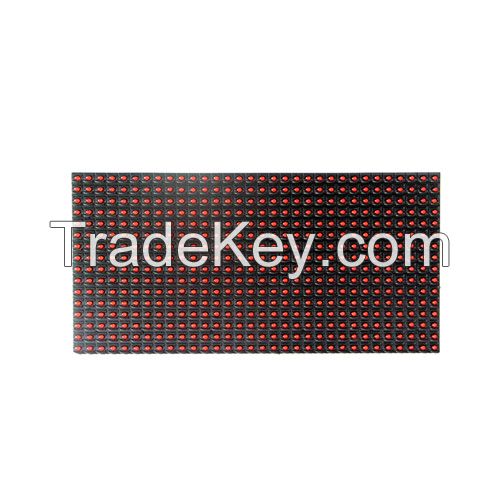 8000 cd/sqm High brightness outdoor single red and full color p10 waterproof led module