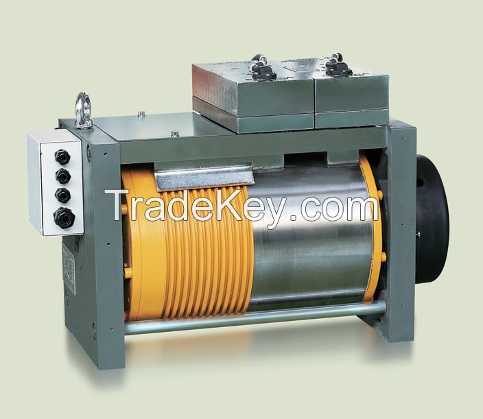 Gearless Traction Machine , Permanent Magnet Synchronous Diana4