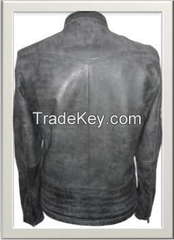 Men's Motorbike Leather Jacket Style M-122115