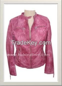 Women's Motorbike Leather Jacket Style F-122170M