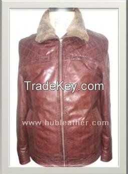 Men's Biker Leather Jacket Style M-122222M