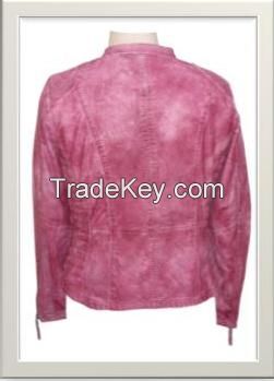 Women's Motorbike Leather Jacket Style F-122170M