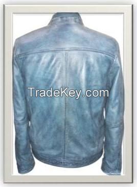 Men's Biker Leather Jacket Style M-122010